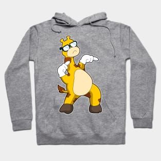 Giraffe with Sunglasses Hoodie